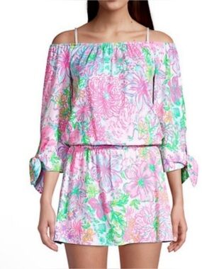 Lilly Pulitzer Women’s Large Lana Skort Romper Dress Tropical Beach Vacation
